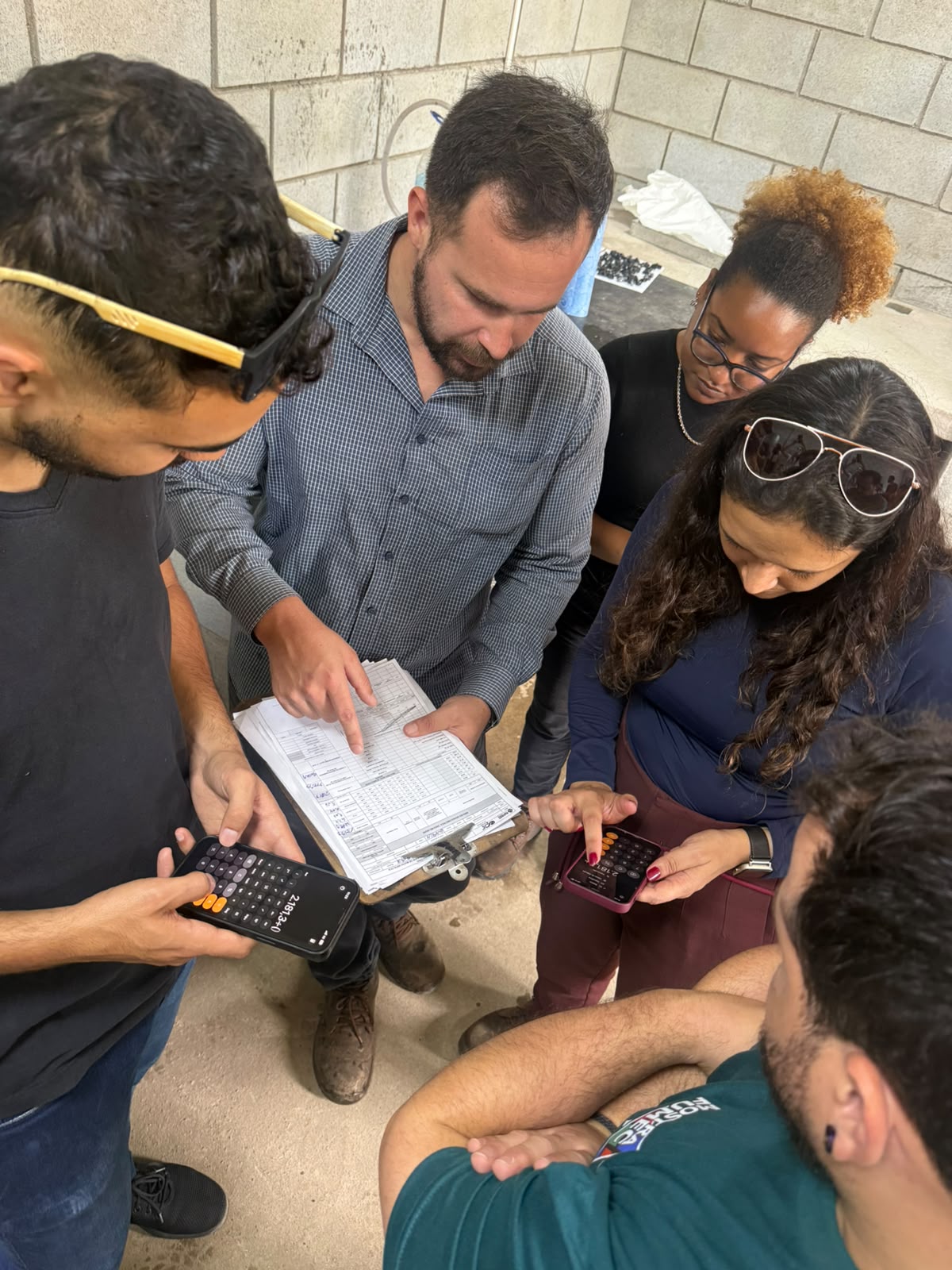 Technical analysis and asphalt-mix control calculations